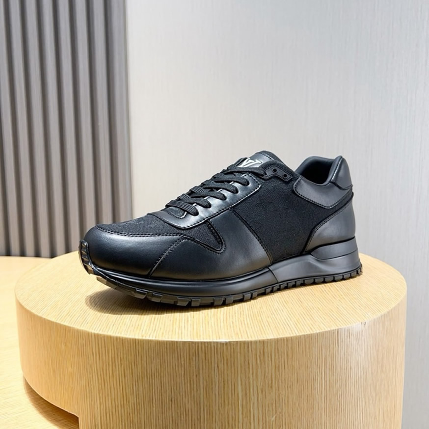 ルイ・ヴィトン ラン 55 ライン スニーカー エクリプス ノワール shoes215 - 画像 (6)