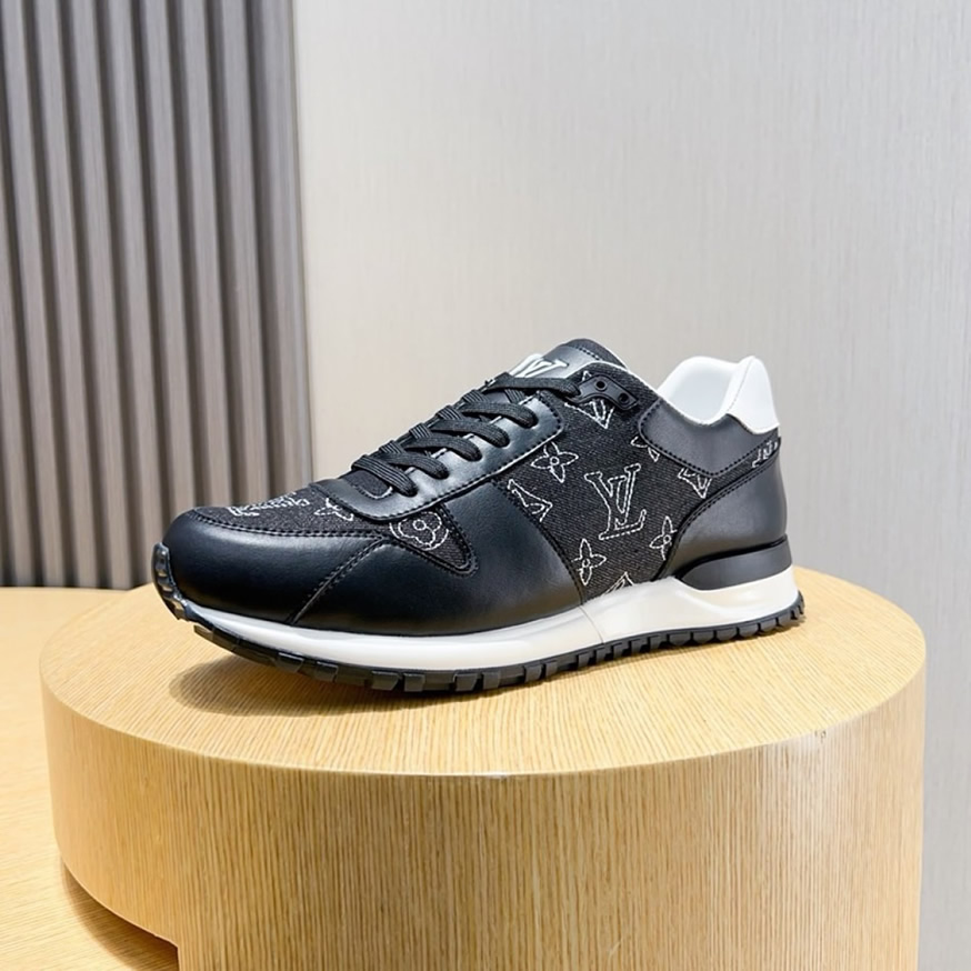 ルイ・ヴィトン ラン 55 ライン スニーカー モノグラム エンブロイダリー shoes217 - 画像 (6)