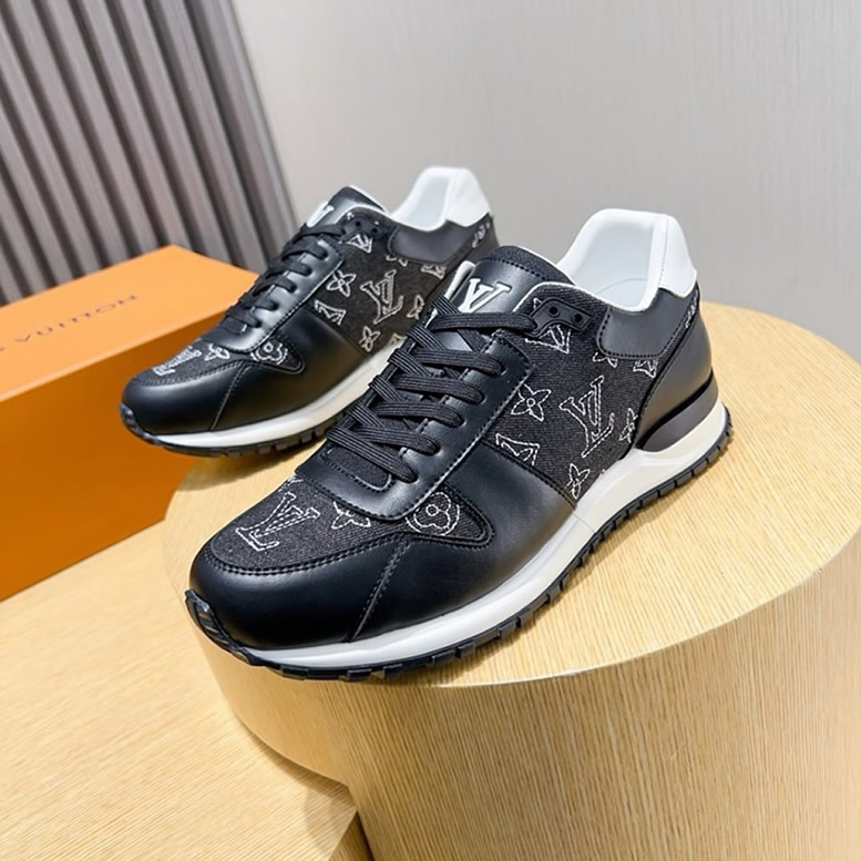 ルイ・ヴィトン ラン 55 ライン スニーカー モノグラム エンブロイダリー shoes217