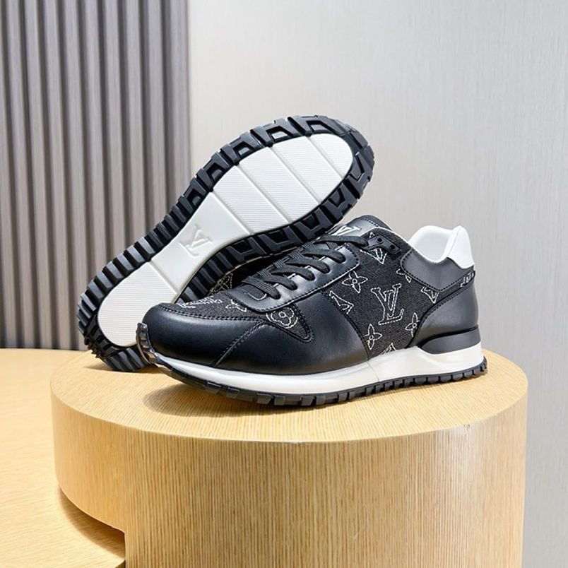 ルイ・ヴィトン ラン 55 ライン スニーカー モノグラム エンブロイダリー shoes217 - 画像 (9)