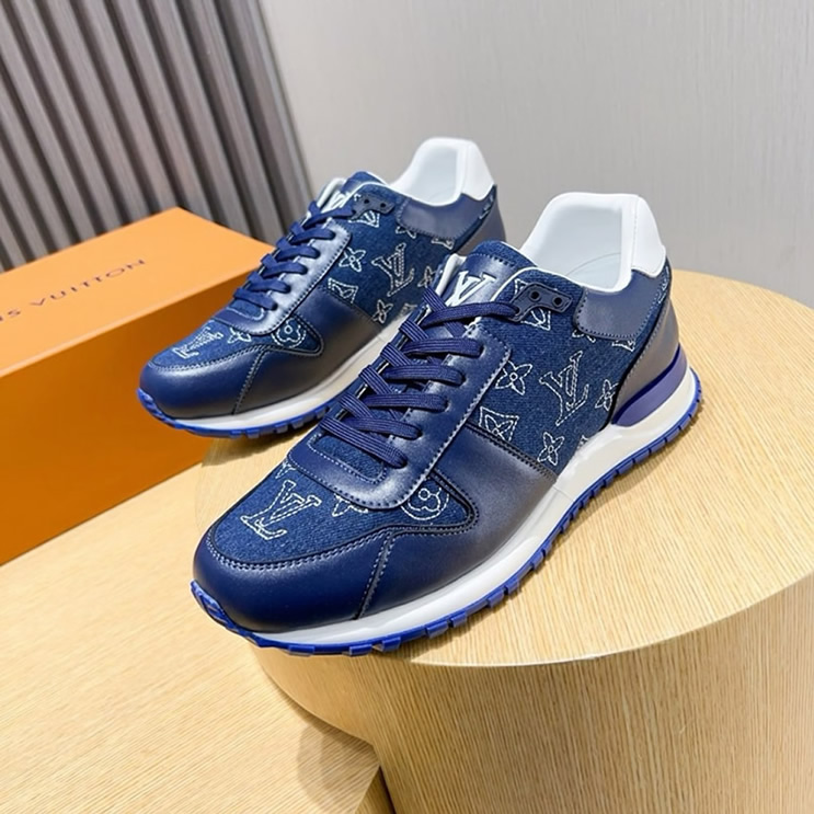 ルイ・ヴィトン ラン 55 ライン スニーカー モノグラム エンブロイダリー shoes218