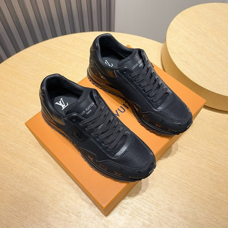 ルイ・ヴィトン ラン 55 ライン スニーカー エクリプス ノワール shoes225 - 画像 (2)