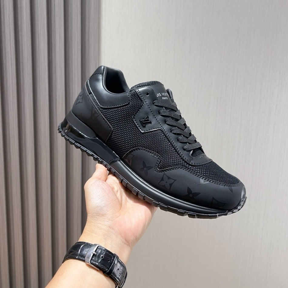 ルイ・ヴィトン ラン 55 ライン スニーカー エクリプス ノワール shoes225 - 画像 (3)