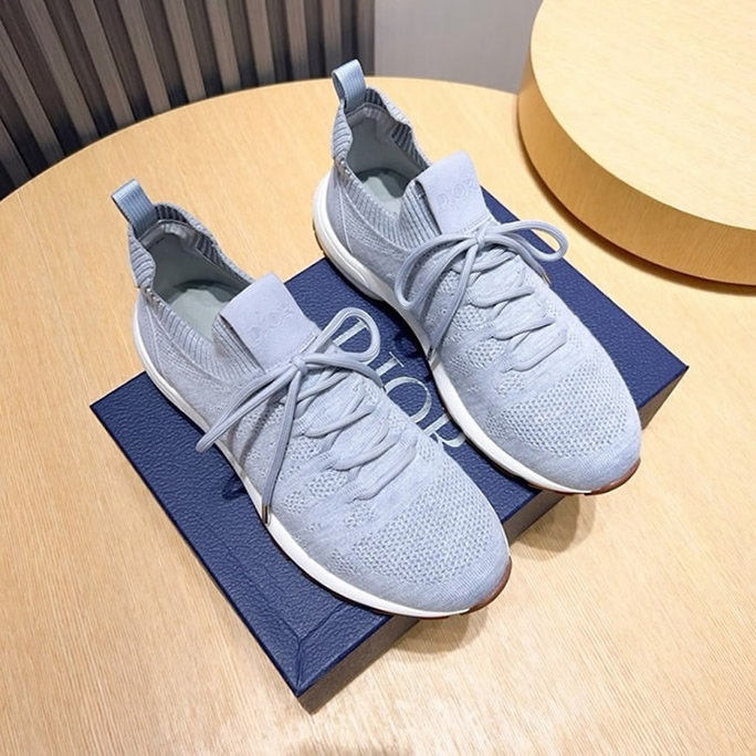 ディオール D-Connect スニーカー オブリーク テクニカル ファブリック グリ shoes238 - 画像 (2)