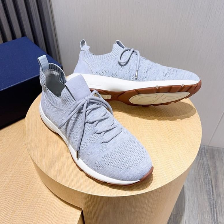 ディオール D-Connect スニーカー オブリーク テクニカル ファブリック グリ shoes238 - 画像 (4)