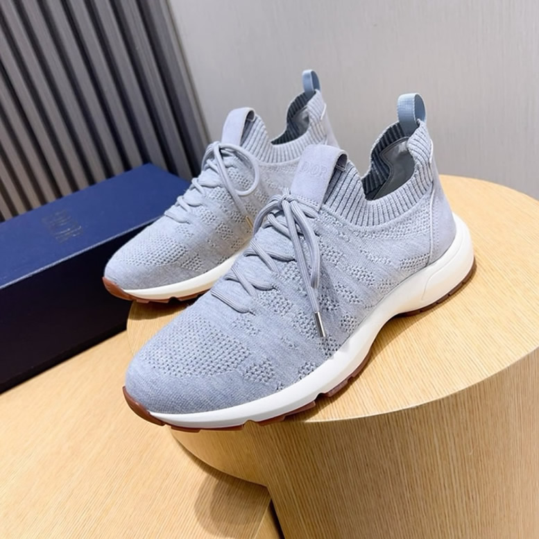 ディオール D-Connect スニーカー オブリーク テクニカル ファブリック グリ shoes238 - 画像 (8)