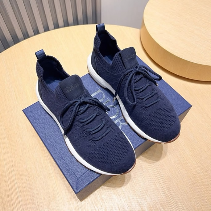 ディオール D-Connect スニーカー オブリーク テクニカル ファブリック ブルー shoes239 - 画像 (2)