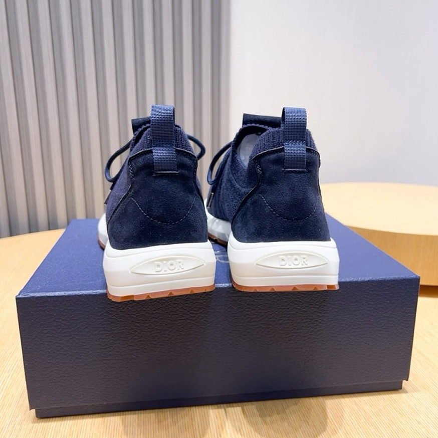 ディオール D-Connect スニーカー オブリーク テクニカル ファブリック ブルー shoes239 - 画像 (5)
