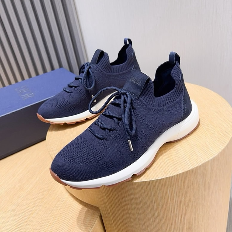 ディオール D-Connect スニーカー オブリーク テクニカル ファブリック ブルー shoes239 - 画像 (8)