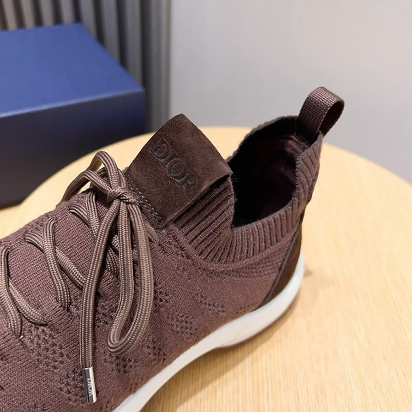 ディオール D-Connect スニーカー オブリーク テクニカル ファブリック マロン shoes240 - 画像 (5)