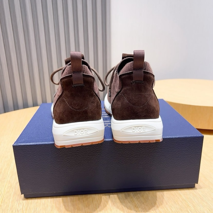 ディオール D-Connect スニーカー オブリーク テクニカル ファブリック マロン shoes240 - 画像 (7)