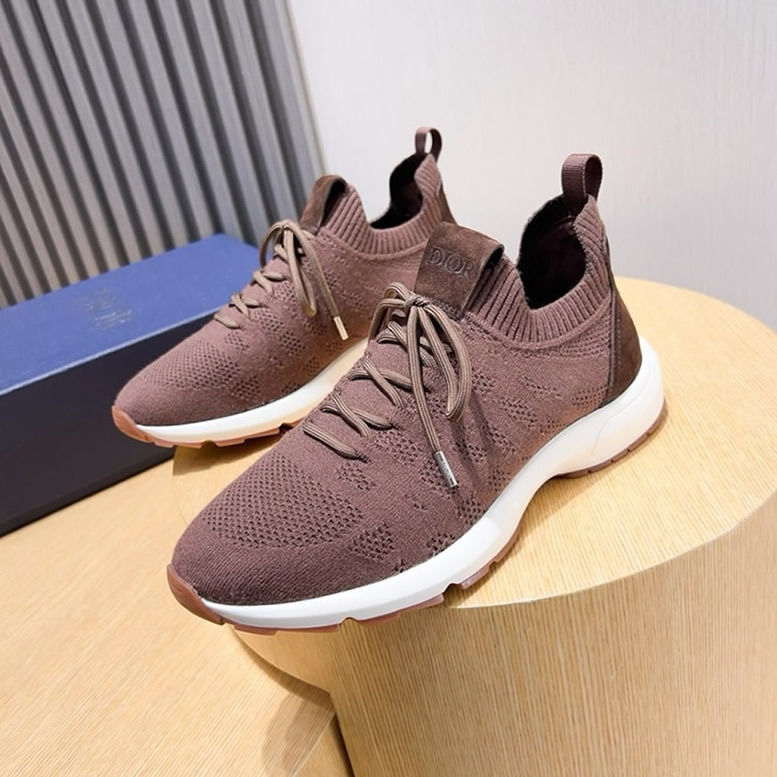 ディオール D-Connect スニーカー オブリーク テクニカル ファブリック マロン shoes240 - 画像 (8)