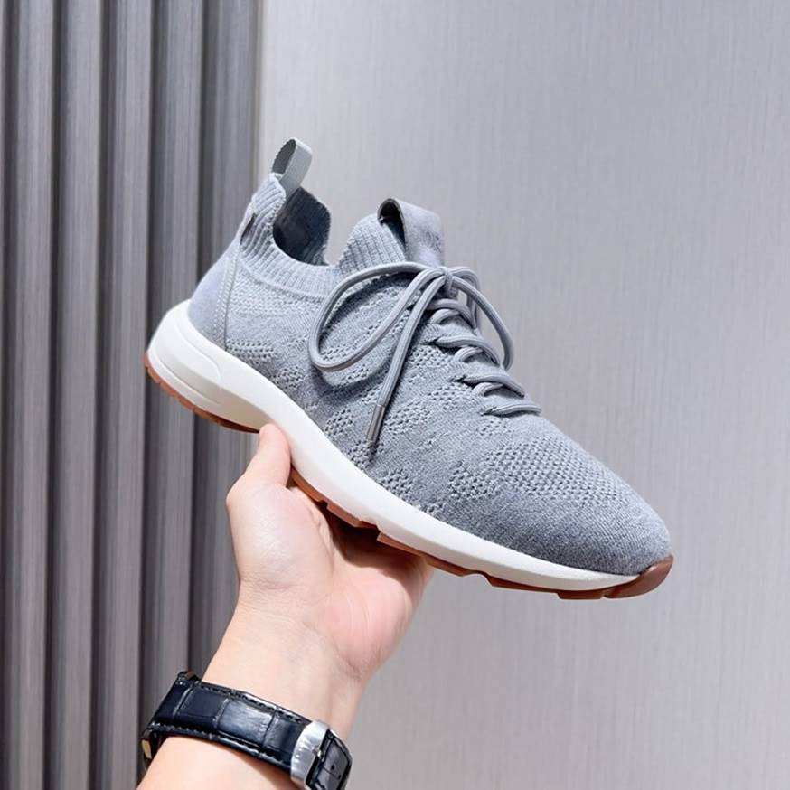 ディオール D-Connect スニーカー オブリーク テクニカル ファブリック グリ shoes241 - 画像 (3)