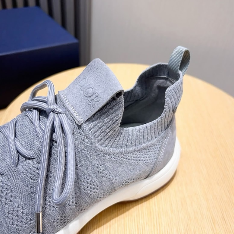 ディオール D-Connect スニーカー オブリーク テクニカル ファブリック グリ shoes241 - 画像 (5)