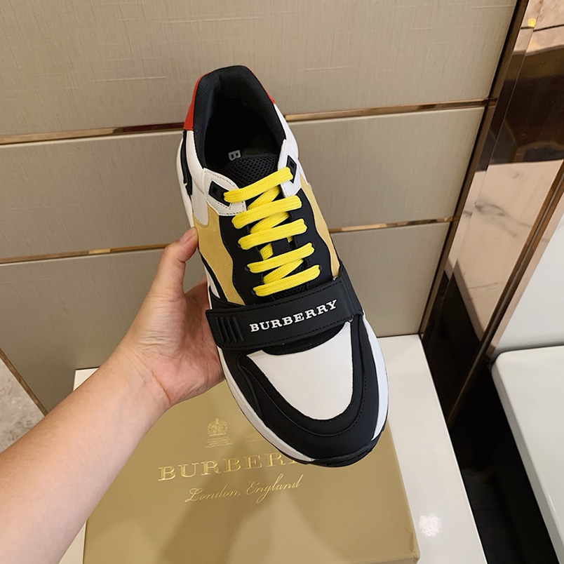 バーバリー テクニカル ファブリック&レザー スニーカー マルチカラー shoes252 - 画像 (4)