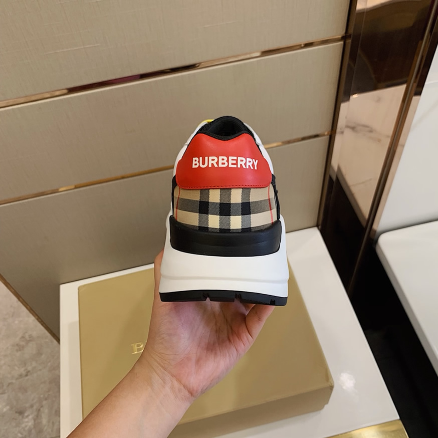 バーバリー テクニカル ファブリック&レザー スニーカー マルチカラー shoes252 - 画像 (6)