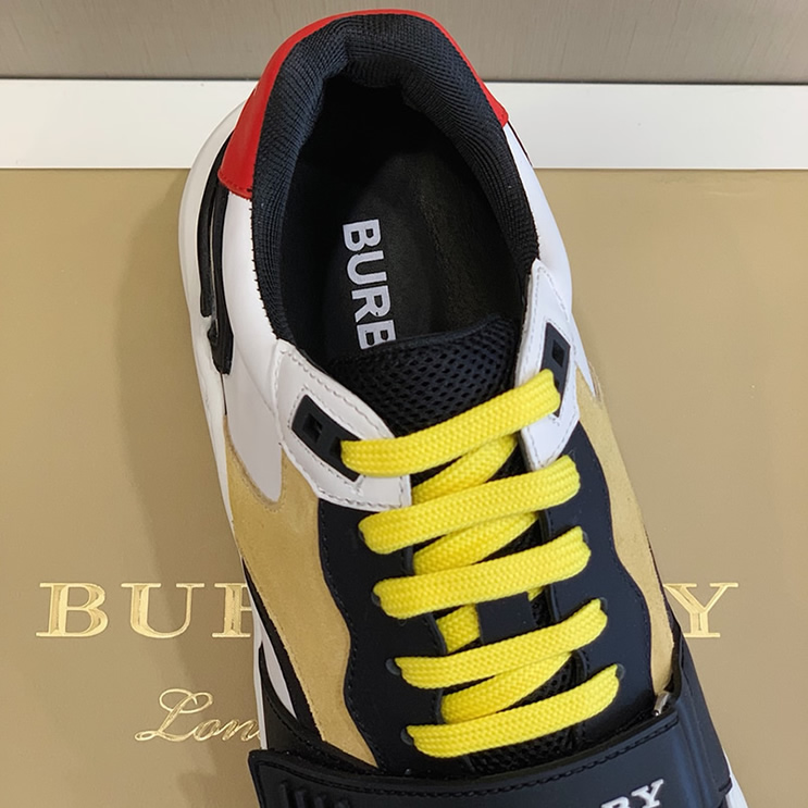 バーバリー テクニカル ファブリック&レザー スニーカー マルチカラー shoes252 - 画像 (7)