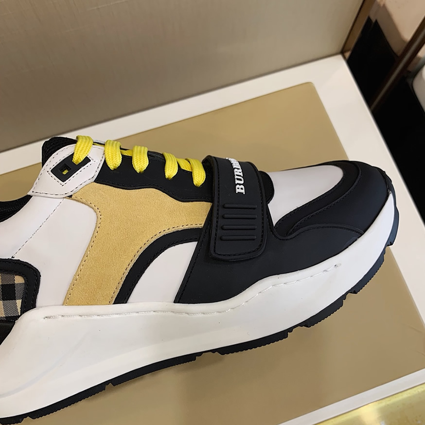 バーバリー テクニカル ファブリック&レザー スニーカー マルチカラー shoes252 - 画像 (8)