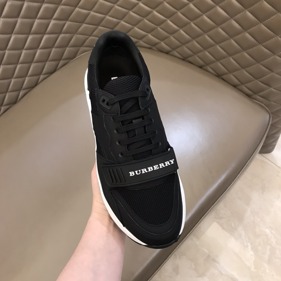 バーバリー テクニカル メッシュ&ヌバック スニーカー ノワール shoes258 - 画像 (7)