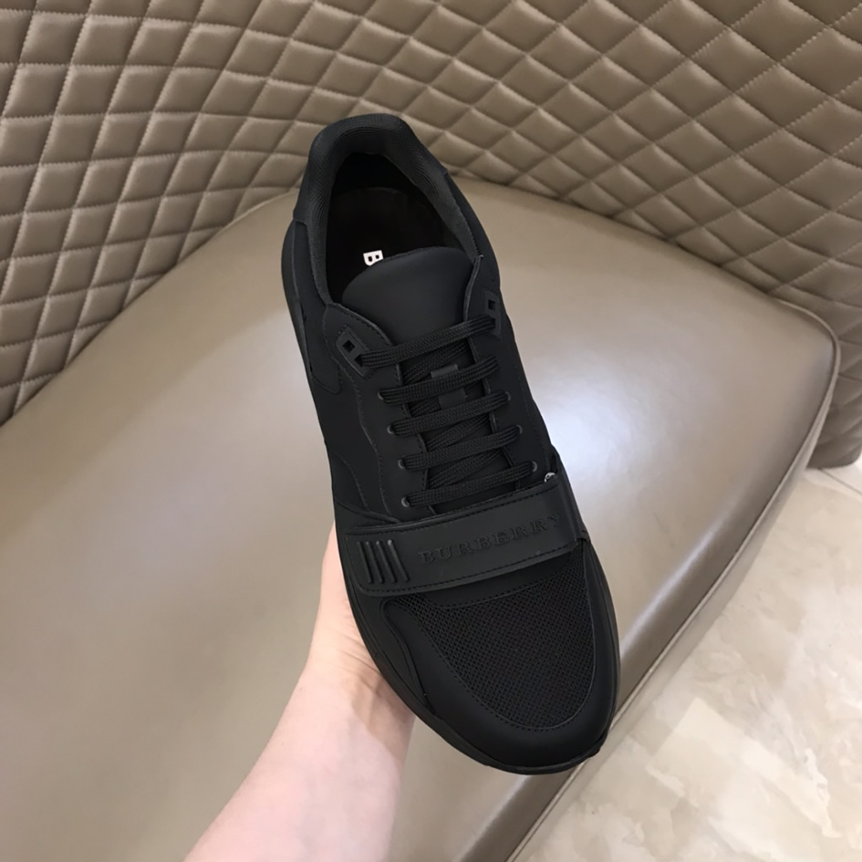 バーバリー テクニカル メッシュ&レザー スニーカー ノワール shoes265 - 画像 (7)
