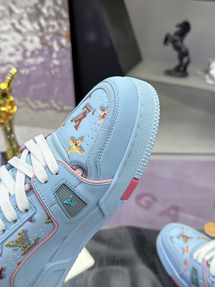 ルイ・ヴィトン LV トレイナー ライン スニーカー シエル shoes277 - 画像 (6)