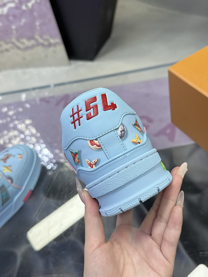 ルイ・ヴィトン LV トレイナー ライン スニーカー シエル shoes277 - 画像 (7)