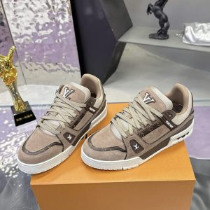 ルイ・ヴィトン LV トレイナー ライン スニーカー トープ マロン shoes280