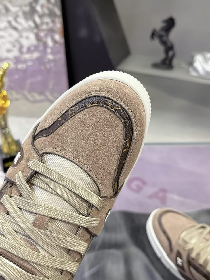 ルイ・ヴィトン LV トレイナー ライン スニーカー トープ マロン shoes280 - 画像 (6)