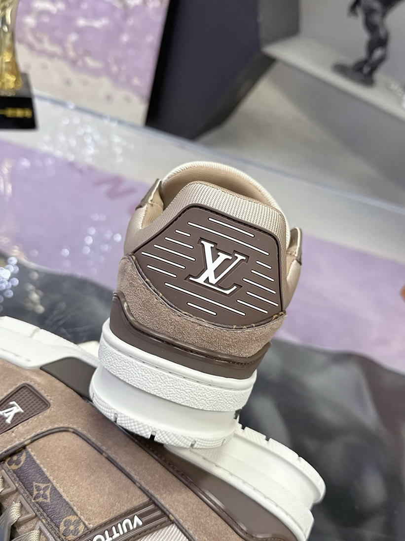 ルイ・ヴィトン LV トレイナー ライン スニーカー トープ マロン shoes280 - 画像 (7)