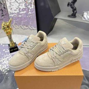 ルイ・ヴィトン LV トレイナー ライン スニーカー ベージュ shoes281