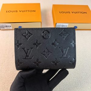 ルイヴィトン 財布 モノグラムアンプラント ポルトフォイユ・クレア ノワール M86366