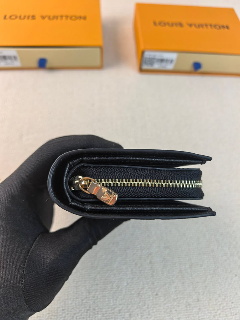 ルイヴィトン 財布 モノグラムアンプラント ポルトフォイユ・クレア ノワール M86366 - 画像 (3)