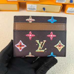 ルイヴィトン カードケース タイラー・ザ・クリエイター コラボ ポルト カルト・サーンプル ショコラ M28284