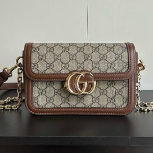 グッチ バッグ アフロディーテ スモール ショルダーバッグ ブラウン レディース GU826761