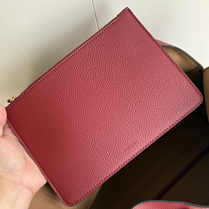 グッチ バッグ Gucci B マキシ トートバッグ レッド レザー ポーチ付き レディース GU837466 - 画像 (9)