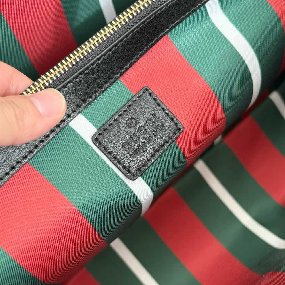 グッチ バッグ GGスプリーム トートバッグ ベージュ ブラック レディース GU815213 - 画像 (7)
