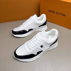 ルイヴィトン スニーカー ラン 55・ライン モノグラム エクリプス ホワイト ブラック shoes285