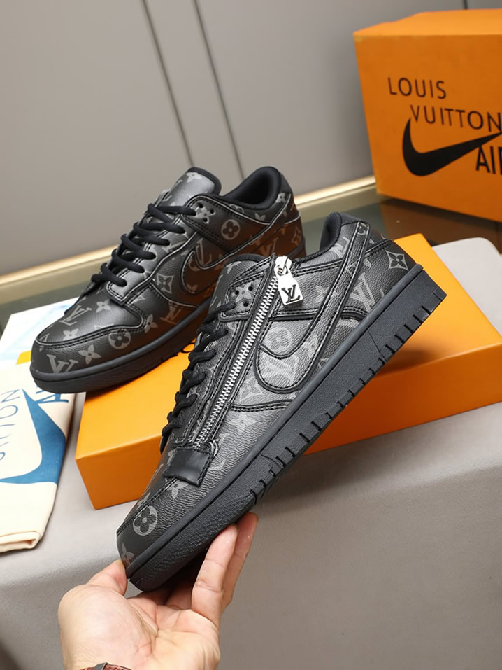 ルイヴィトン ナイキ コラボスニーカー ダンク ロー モノグラム エクリプス shoes289 - 画像 (2)