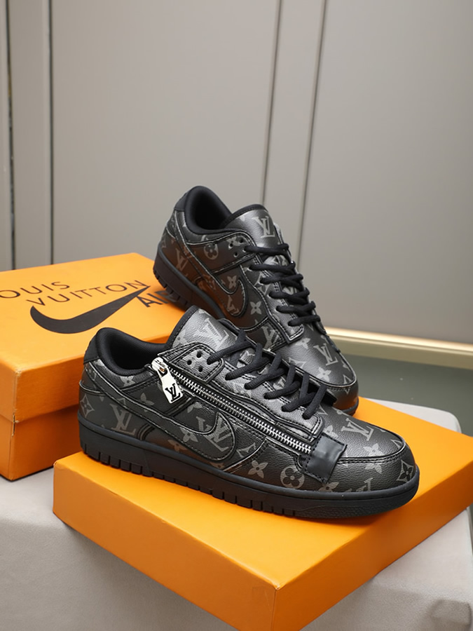 ルイヴィトン ナイキ コラボスニーカー ダンク ロー モノグラム エクリプス shoes289 - 画像 (4)