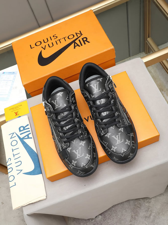 ルイヴィトン ナイキ コラボスニーカー ダンク ロー モノグラム エクリプス shoes289 - 画像 (7)