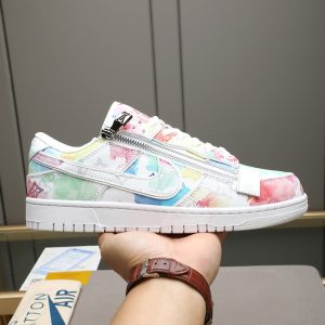 ルイヴィトン ナイキ コラボスニーカー ダンク ロー ウォーターカラー ホワイト shoes292