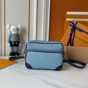 ルイヴィトン アマゾン ショルダーバッグ モノグラム デニム ブルー ネイビー M29273