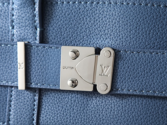 ルイヴィトン ハンドバッグ シティ スチーマー MM トリヨン ブルー 2WAY M23153 - 画像 (5)