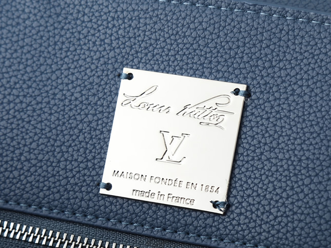 ルイヴィトン ハンドバッグ シティ スチーマー MM トリヨン ブルー 2WAY M23153 - 画像 (8)