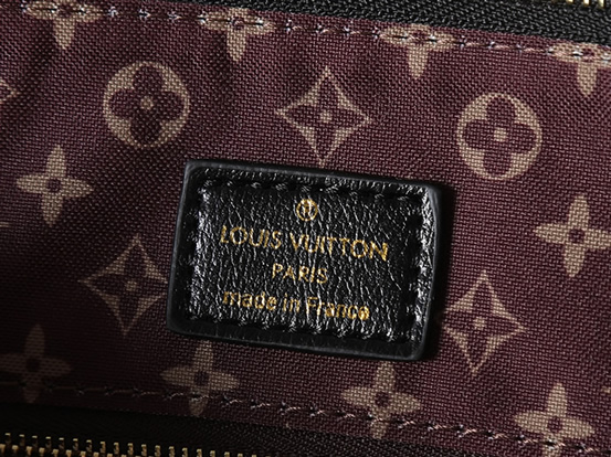 ルイヴィトン ハンドバッグ キャリーオール レザー ブラック チェーン 2WAY M27825 - 画像 (8)