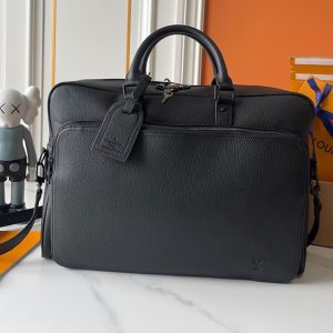 ルイヴィトン ビジネスバッグ ブリーフケース レザー ブラック 2WAY M26075
