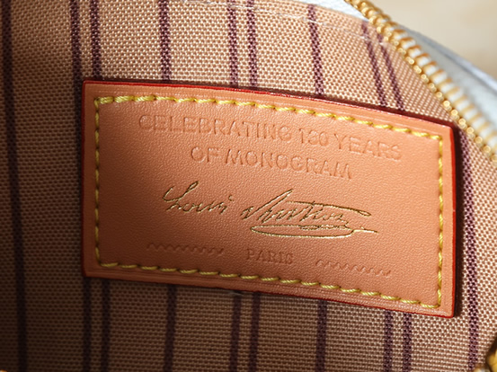 ルイヴィトン ハンドバッグ モノグラム ジャカード ブルー ホワイト 2WAY M27719 - 画像 (8)