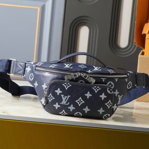 ルイヴィトン ボディバッグ モノグラム ブルー ホワイト シルバー 2WAY M28619