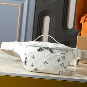 ルイヴィトン ボディバッグ モノグラム アンプラント ホワイト シルバー 2WAY M28619