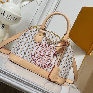 ルイヴィトン ハンドバッグ モノグラム ストライプ ベージュ 2WAY M28679